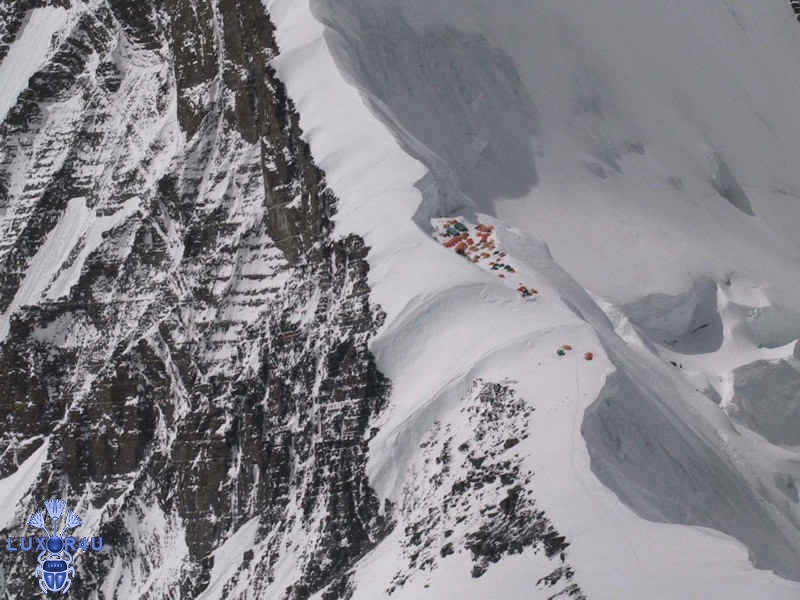above the north col