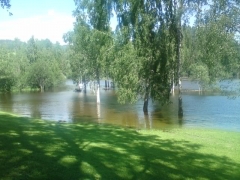 June 2011 - 3rd - flooded camp ground