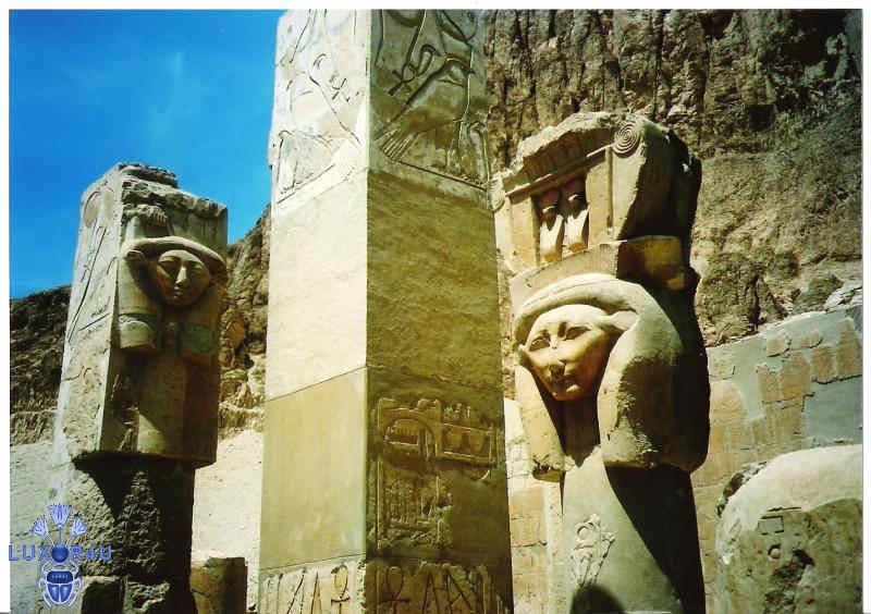 Goddess Hathor at Hatchepsut's temple.