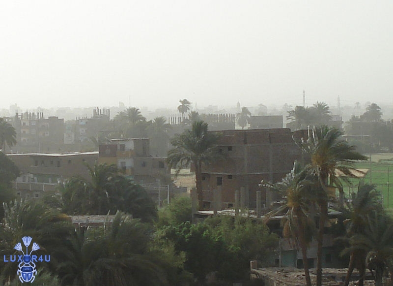 Morning after sandstorm