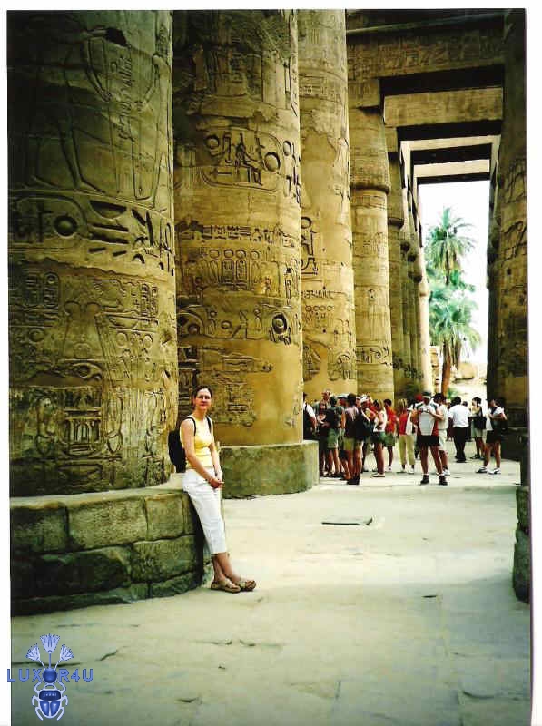 Me in the Hipostyle hall