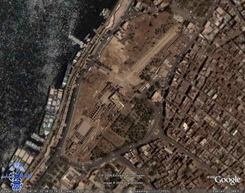 Satellite pictures - Luxor Temple