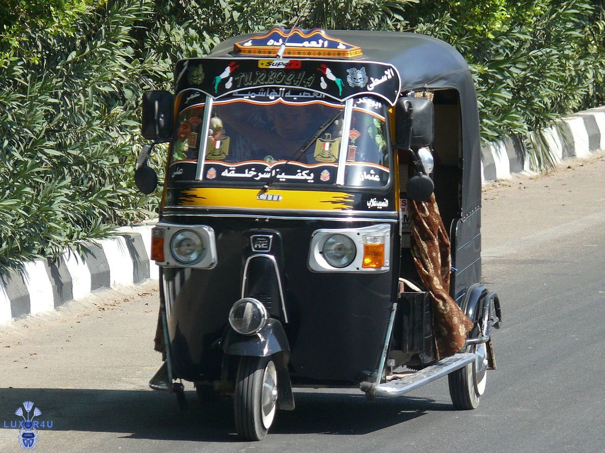 Tuk tuk in Egypt