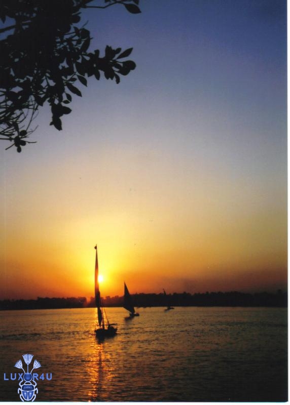 Sunset on Nile