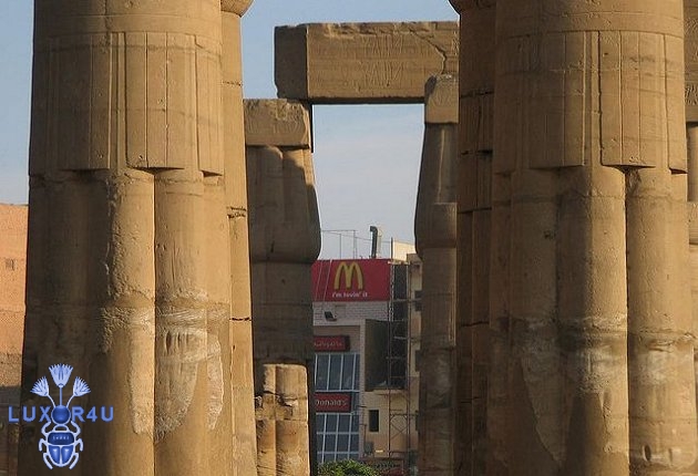 Luxor Temple & Mcdonalds