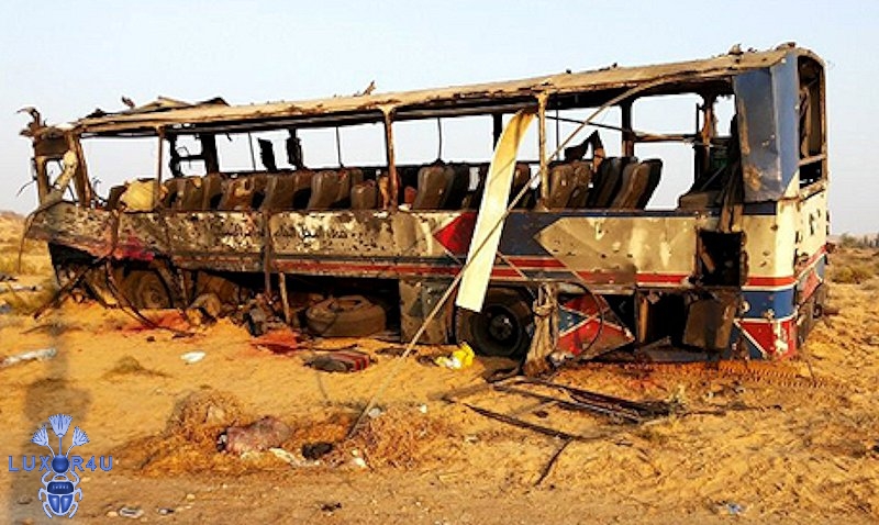 Bomb-laden car driven into bus