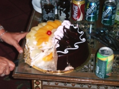 The Welcome Cake at LuxorLover's flat (Aug 06)