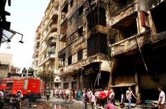 Aftermath of Cairo fire 2