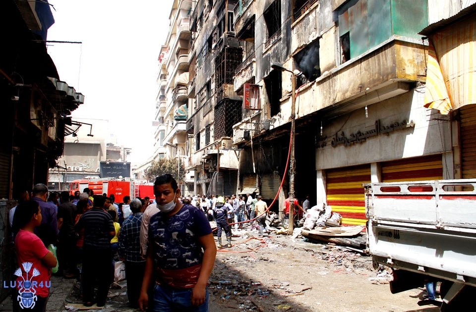 Aftermath of Cairo fire 3