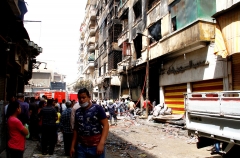 Aftermath of Cairo fire 3