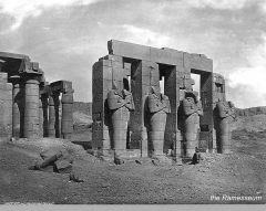 Ramesseum 1863 Osiris Statues
