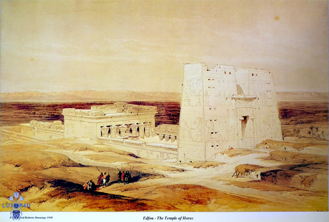 Edfu the temple of Horus