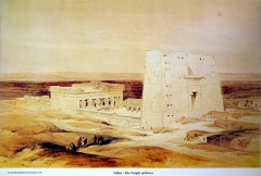 Edfu the temple of Horus