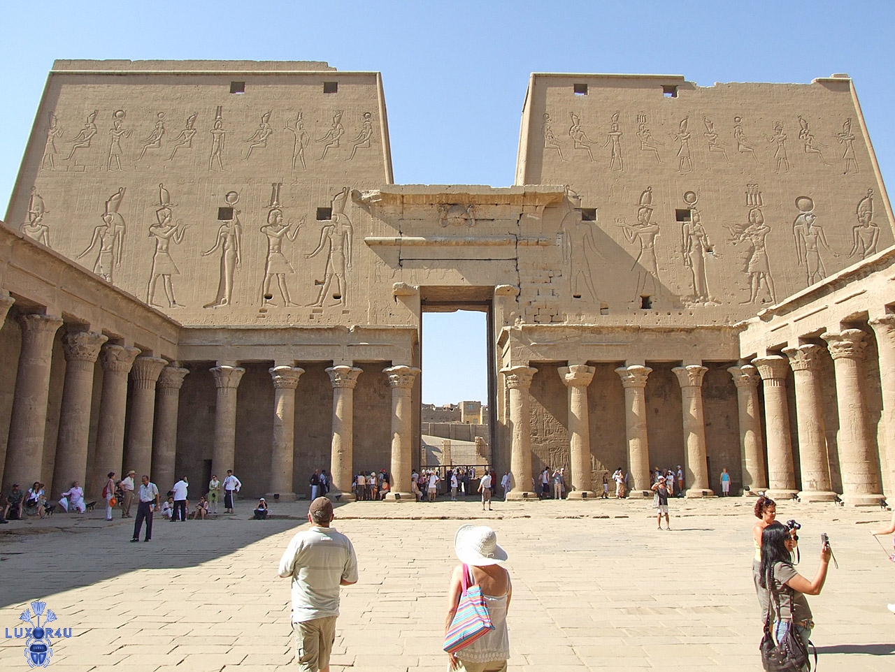 Edfu the Temple Pylon & Portico Modern