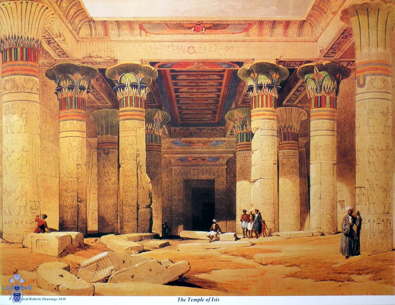 The Temple of Isis Portico