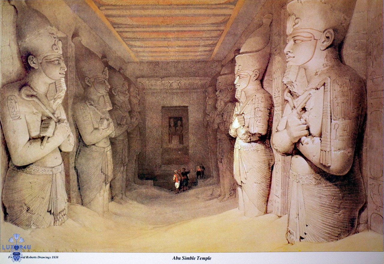 Inside of Abu Simbel Temple