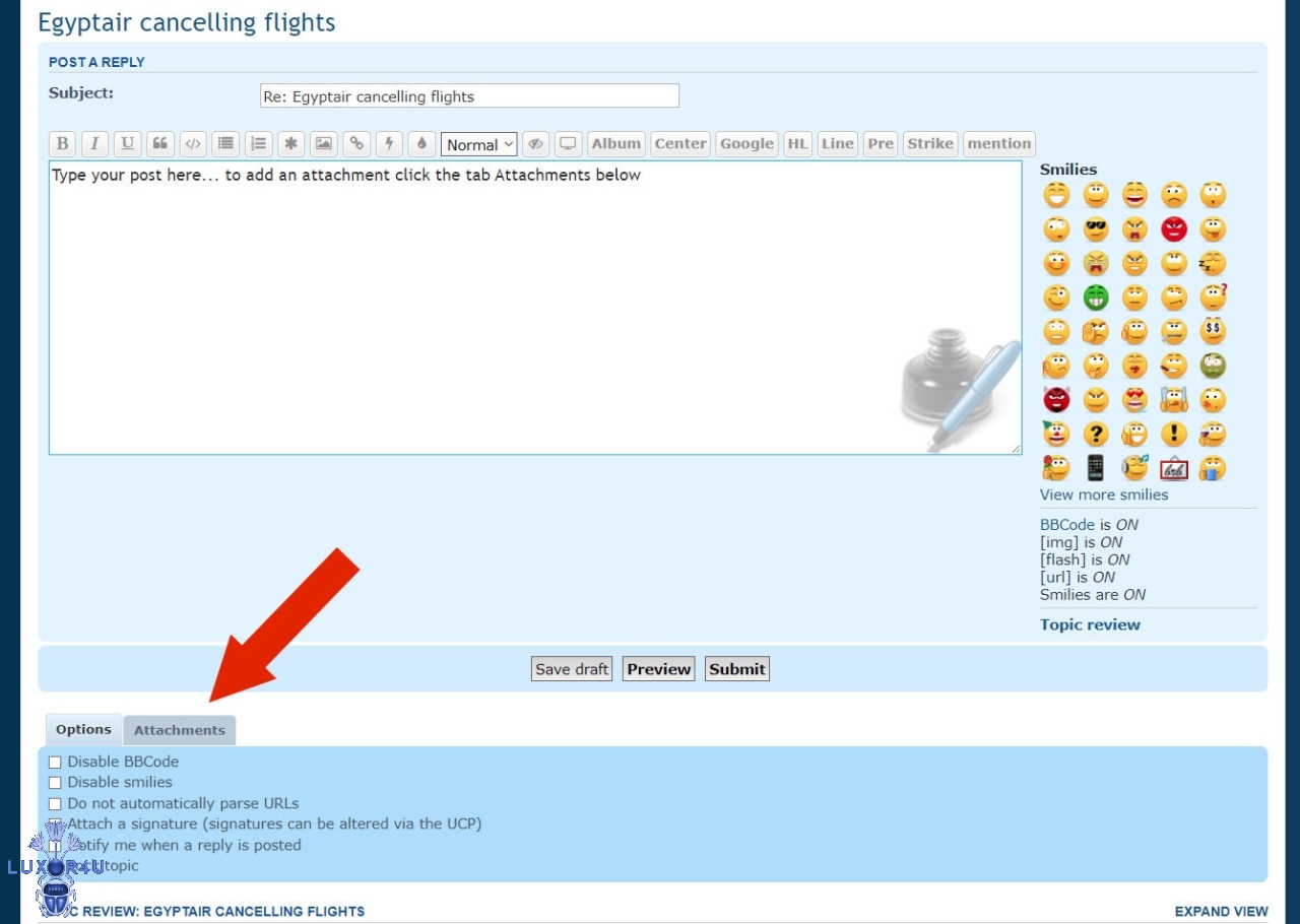 How to upload a image to your post 2