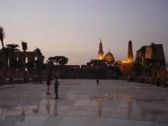 Luxor Temple Piazza at Dusk 2