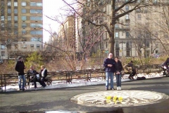 Mr Q and DR @ Strawberry Fields, Central Park.