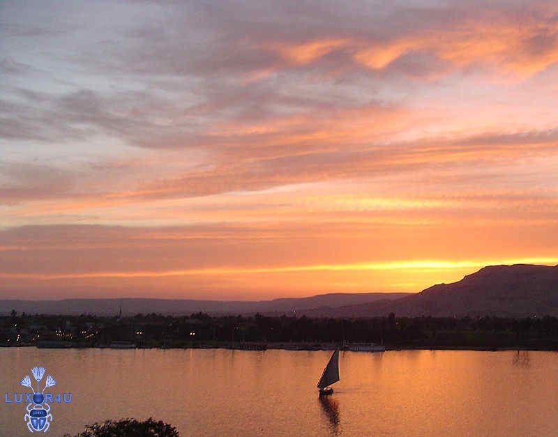 Mar 2007 - 2nd - Sunset over the Nile