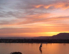 Mar 2007 - 2nd - Sunset over the Nile