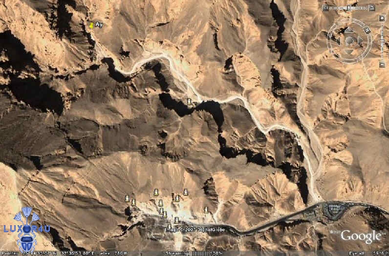 Location of tomb of Ay