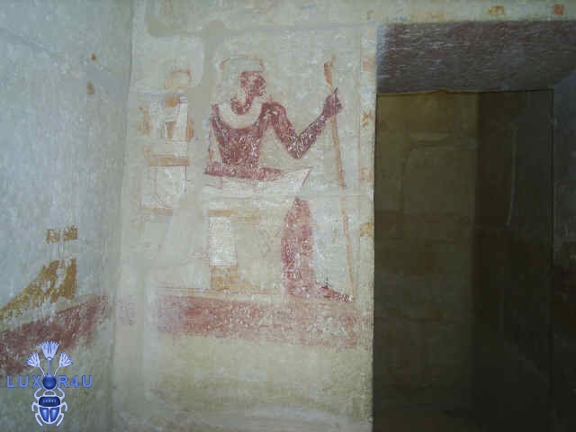 painting in tomb at saquarra