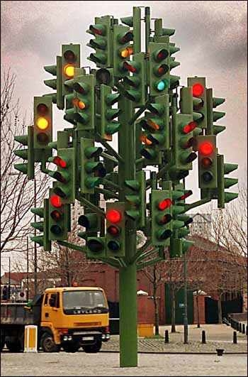 Roadside Christmas tree...