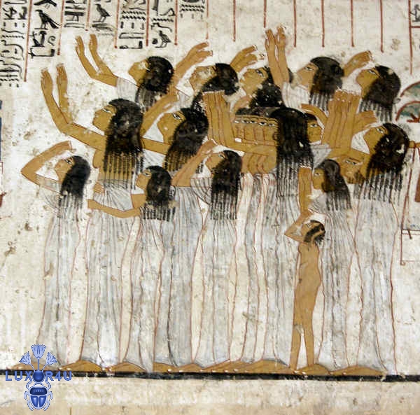 Mourners from tomb of Ramose