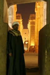Apr 2008 - 3rd - View through the keyhole doorway - Luxor Temple