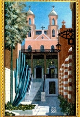 Mouallagha Church Cairo. Oil on Wood.