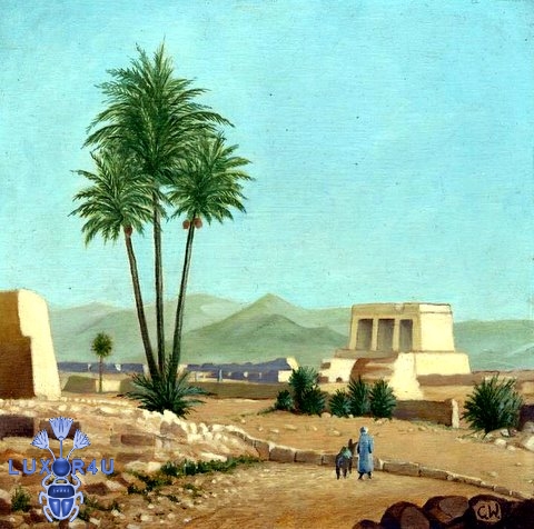 Egypt - somewhere. Oil on Wood