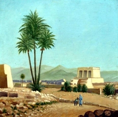 Egypt - somewhere. Oil on Wood