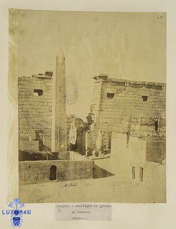 Luxor Temple in the 1880s