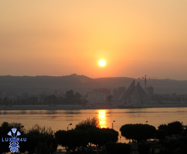 sunrise on the East bank Minya