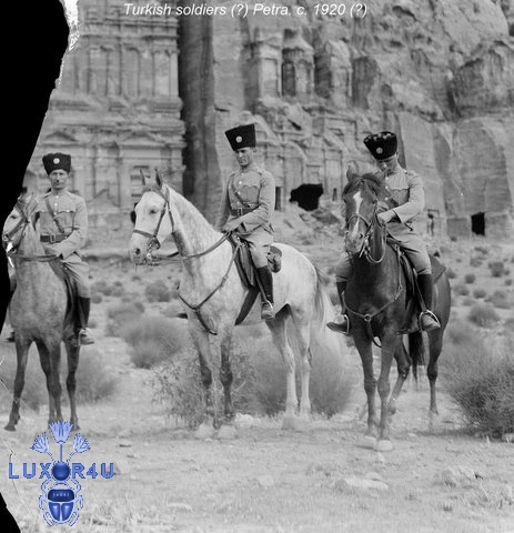 Turkish soldiers Petra 1920
