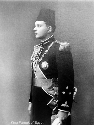 King Farouk of Egypt