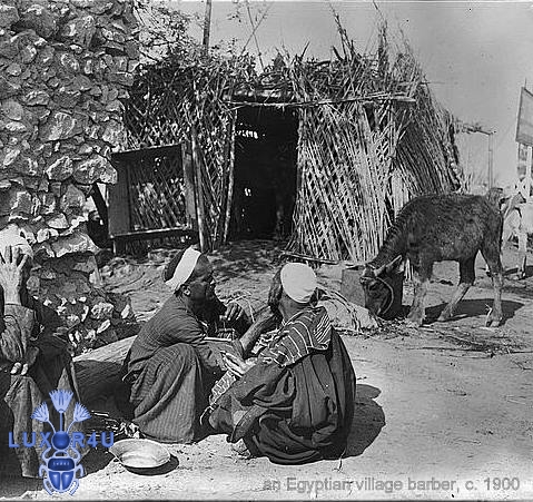 village barber c 1900