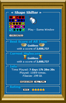 Goddess Wins Shape Shifter