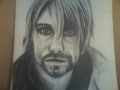 Kurt Cobain by Quinonostante (pencil drawing)