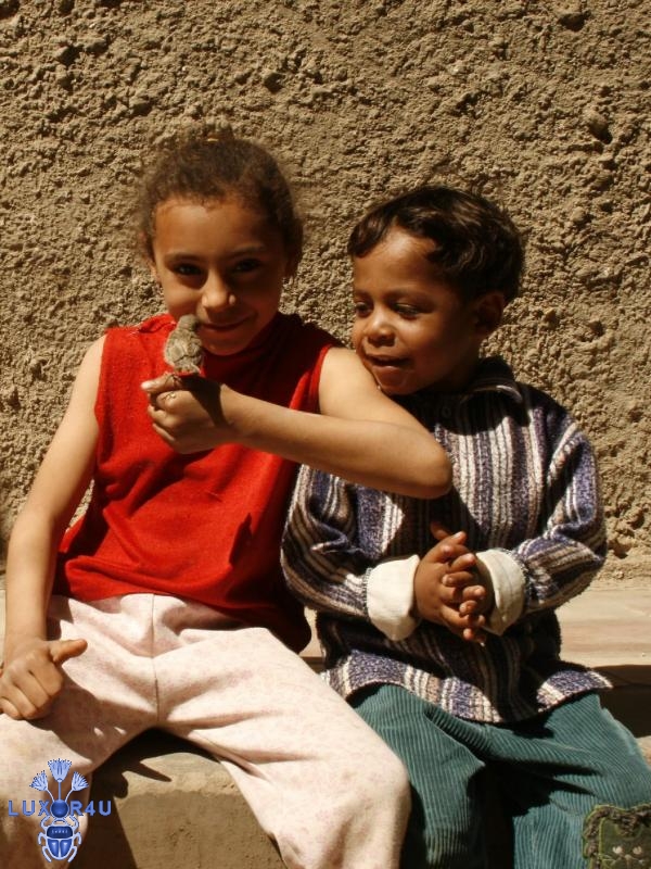 Mar 2009 - 5th - Children with sparrow