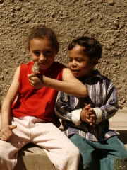 Mar 2009 - 5th - Children with sparrow