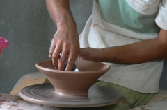May 2009 - 1st - Pottery making in Luxor