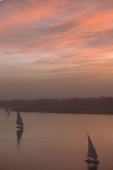 The Nile At Sunset