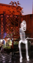 Shutter priority - 15 seconds - Painting with light