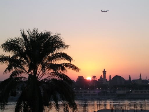 Sunrise over Luxor Temple