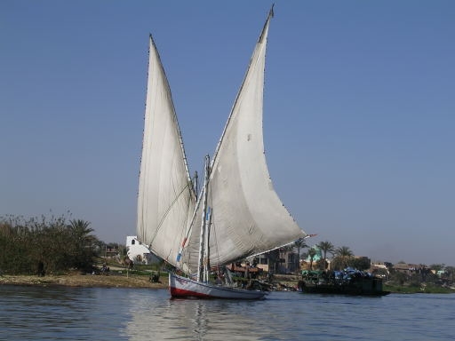 feluccas on the Nile